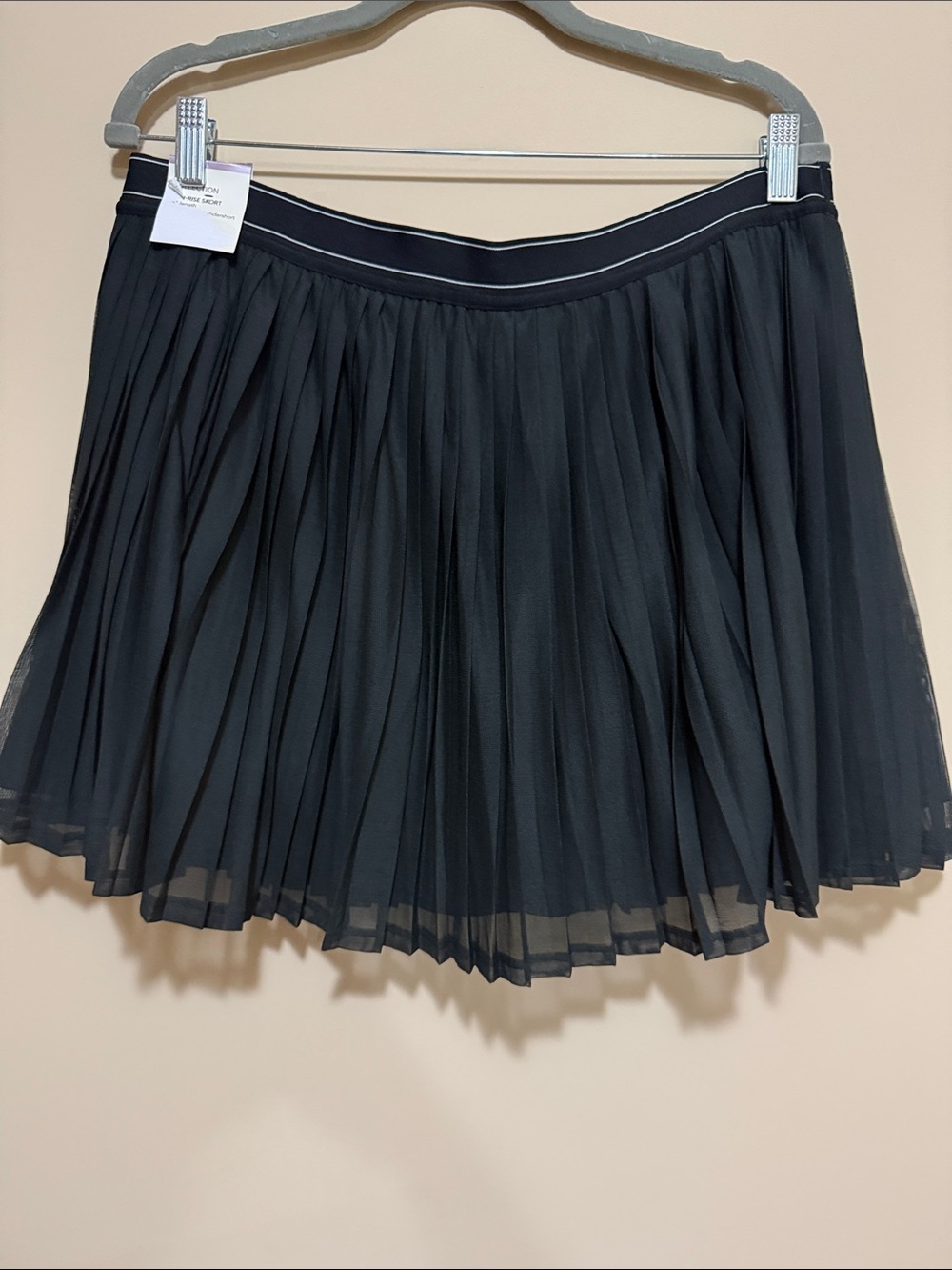 CALIA by Carrie Underwood Black Pleated Circle Skirt with Branded Waistband - Picture 3 of 5